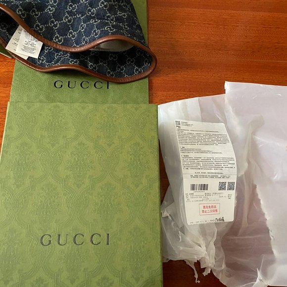gucci bucket hat 100% authentic brand new unused main image 4